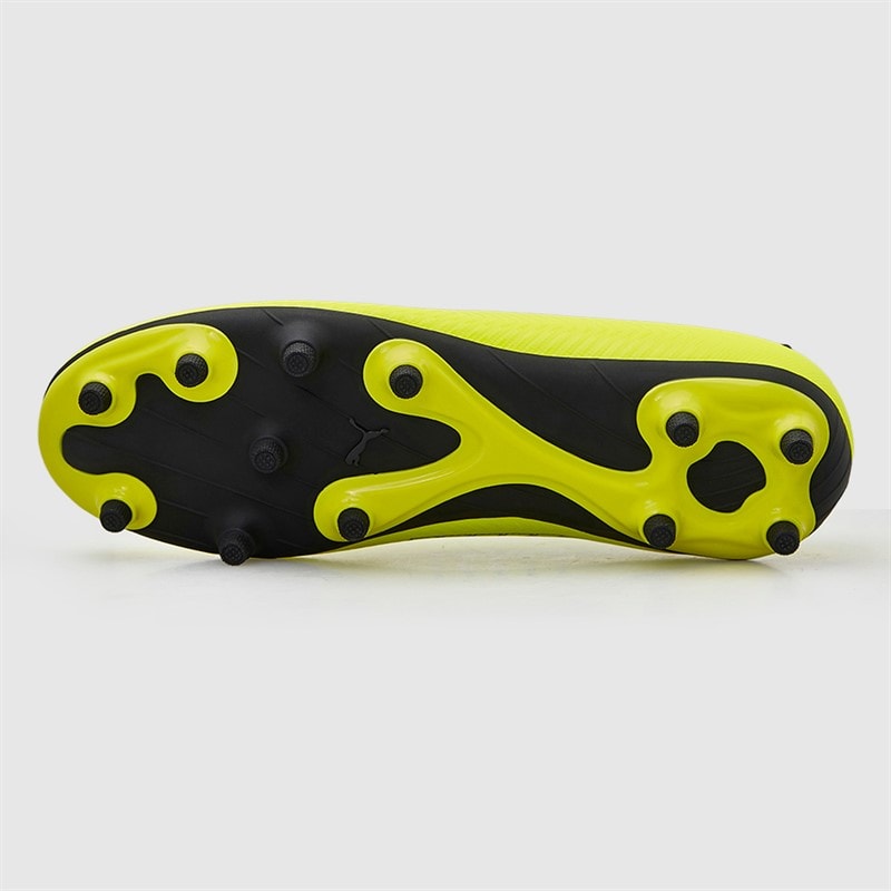 Puma Junior Boys Finesse Laceless FG Firm Ground Football Boots Yellow Alert - Image 3