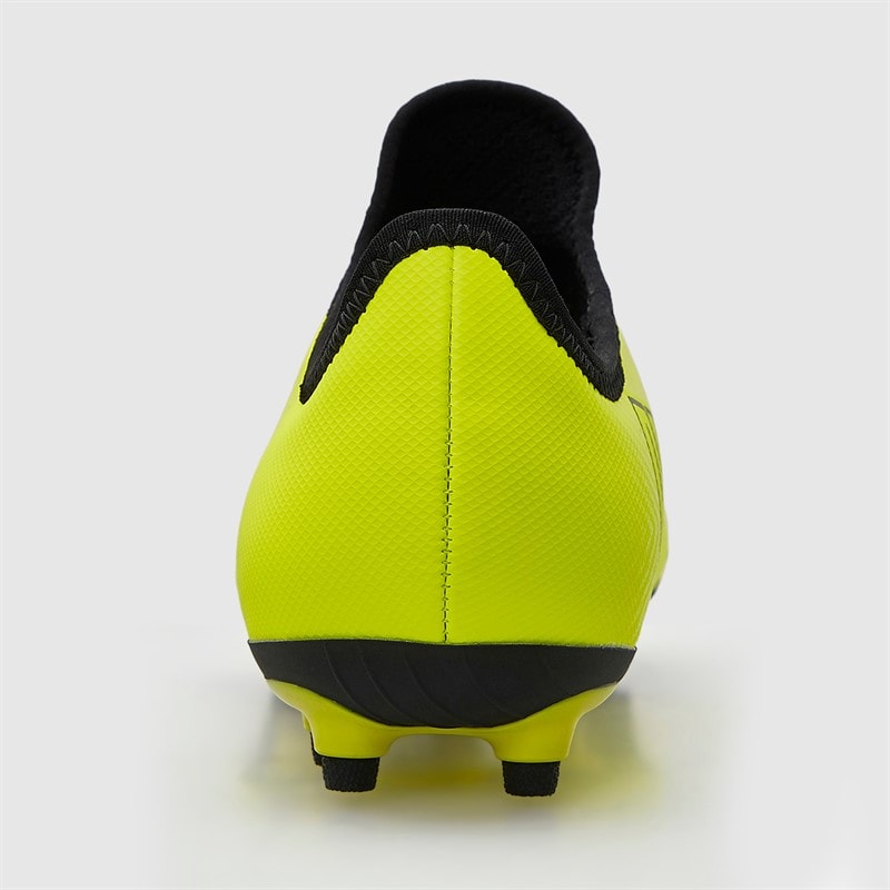 Puma Junior Boys Finesse Laceless FG Firm Ground Football Boots Yellow Alert - Image 4