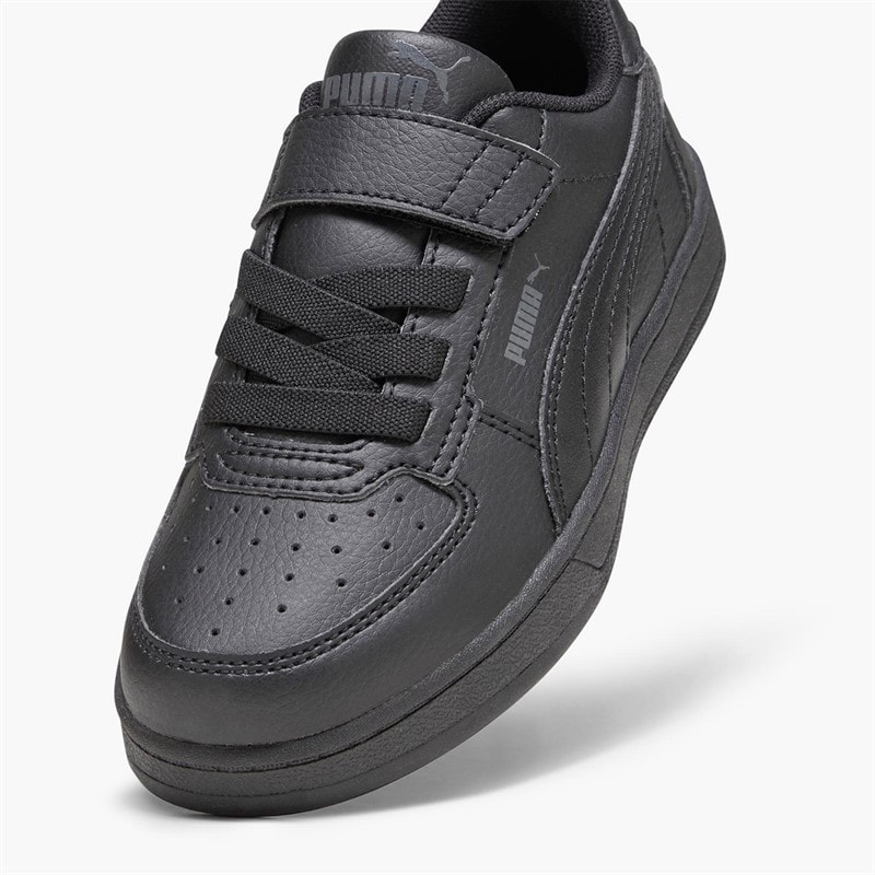 Puma Boys Caven 2.0 Velcro Trainers Black/Dark Grey - Image 2