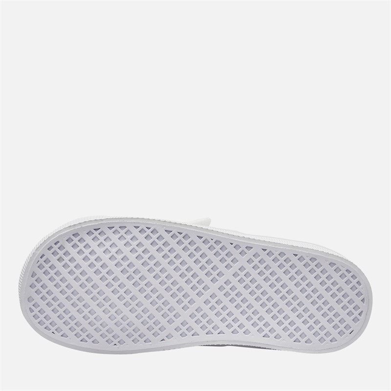 Puma Infant Smash Vulc Trainers White/Quarry - Image 2
