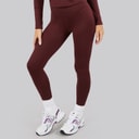 Puma Womens Train High Waist Training Tight Leggings Aubergine