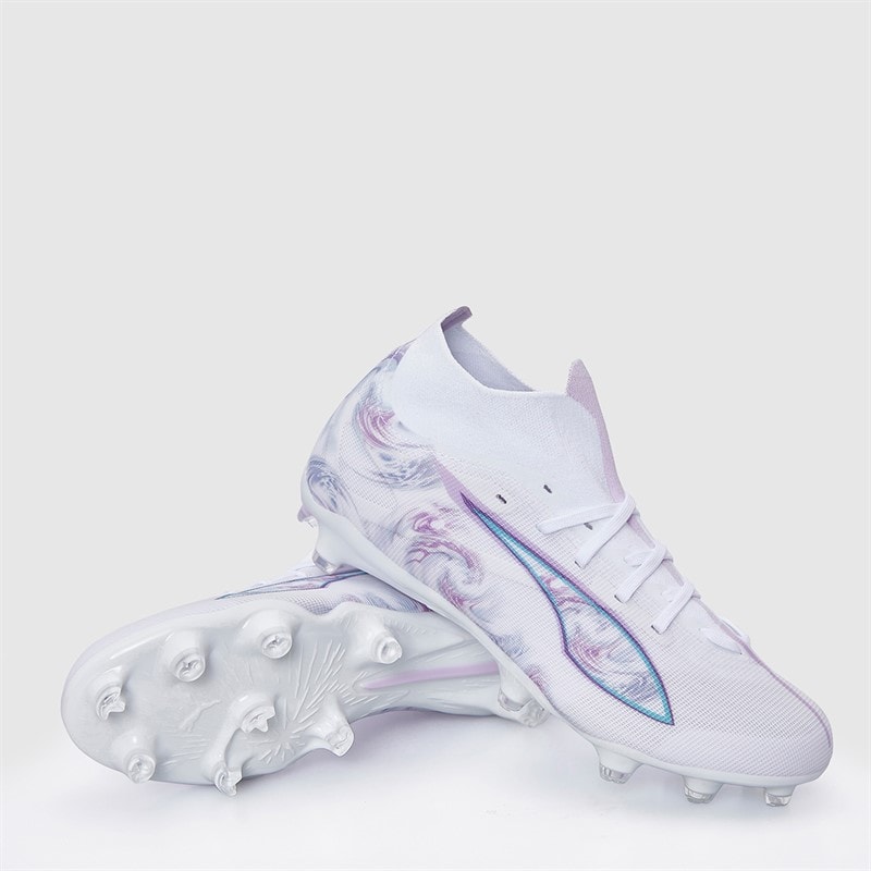 Puma Womens Ultra 5 Match+ Brilliance FG/AG Firm/Artificial Ground Football Boots Puma White