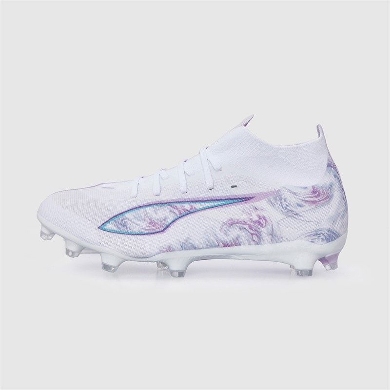 Puma Womens Ultra 5 Match+ Brilliance FG/AG Firm/Artificial Ground Football Boots Puma White - Image 2