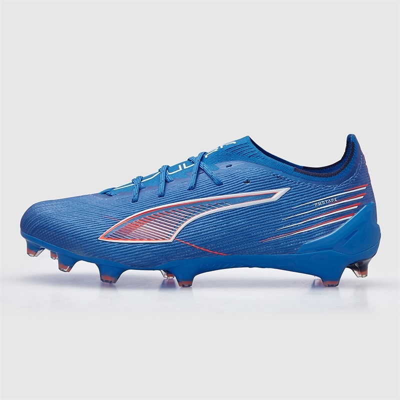 Puma Mens Ultra 6 Ultimate FG Firm Ground Football Boots Ultra Blue/White/Glowing Red - Image 2