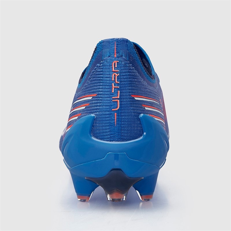 Puma Mens Ultra 6 Ultimate FG Firm Ground Football Boots Ultra Blue/White/Glowing Red - Image 4