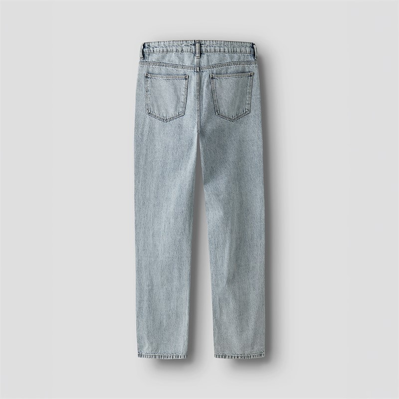 LMTD Boys Birm Loose Fit Jeans Light Blue Denim - Image 2