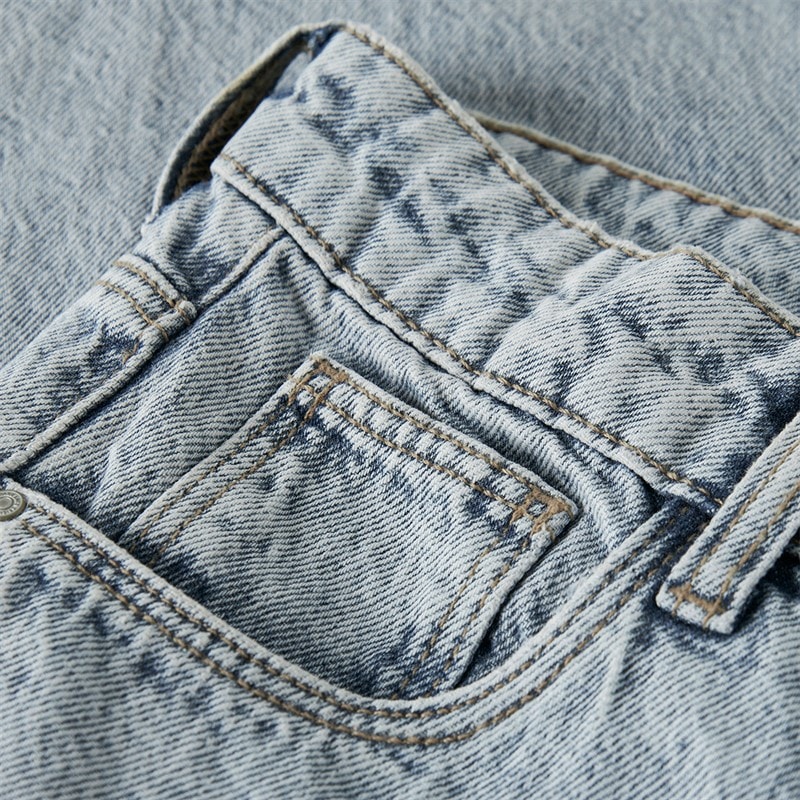 LMTD Boys Birm Loose Fit Jeans Light Blue Denim - Image 3