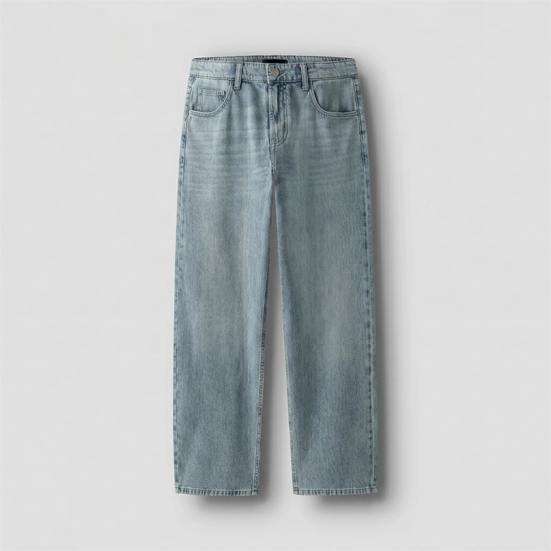 LMTD Boys Bex Extra Loose Fit Jeans Light Blue Denim - Image 1