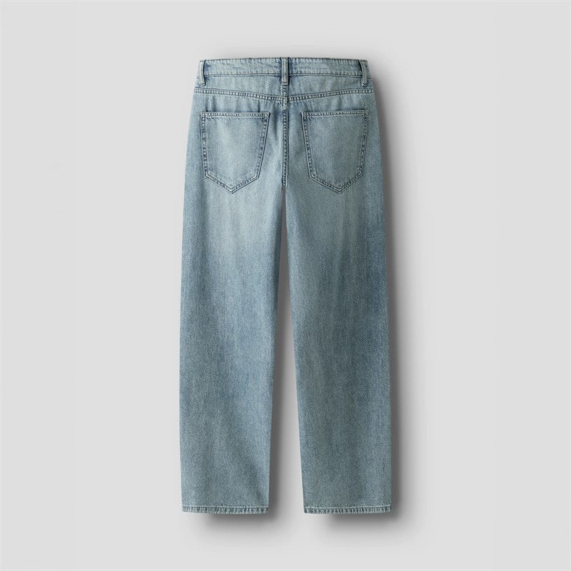 LMTD Boys Bex Extra Loose Fit Jeans Light Blue Denim - Image 2