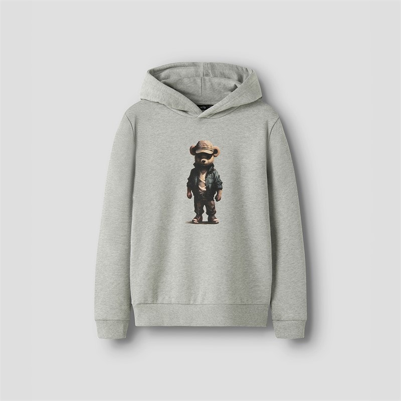 LMTD Boys Namse Hoodie Light Grey Melange