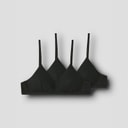 LMTD Girls Nantelle Two Pack Bralettes Black
