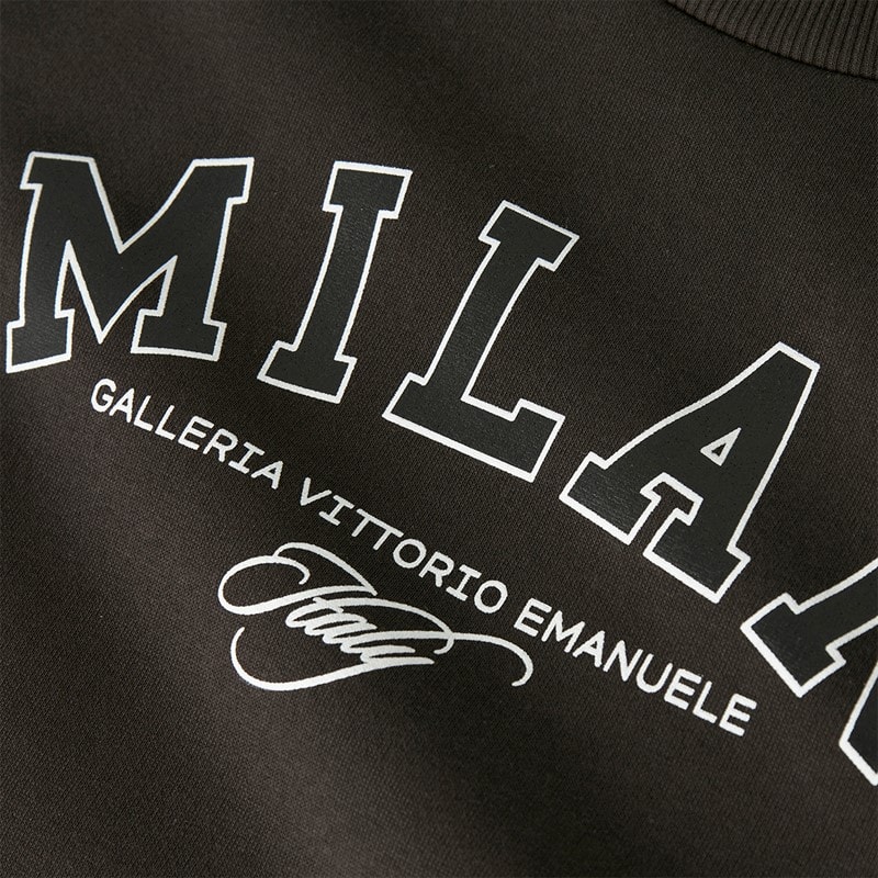 LMTD Girls Faris O-Neck Sweatshirt Black Coffee - Image 3