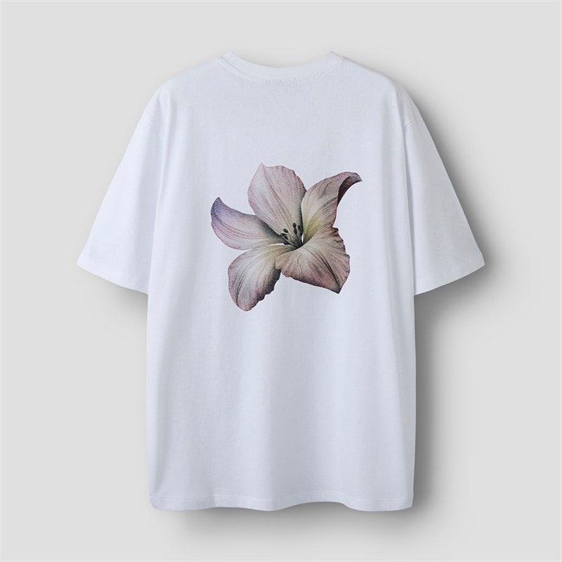 LMTD Girls Hibi Short Sleeve T-Shirt Bright White - Image 2
