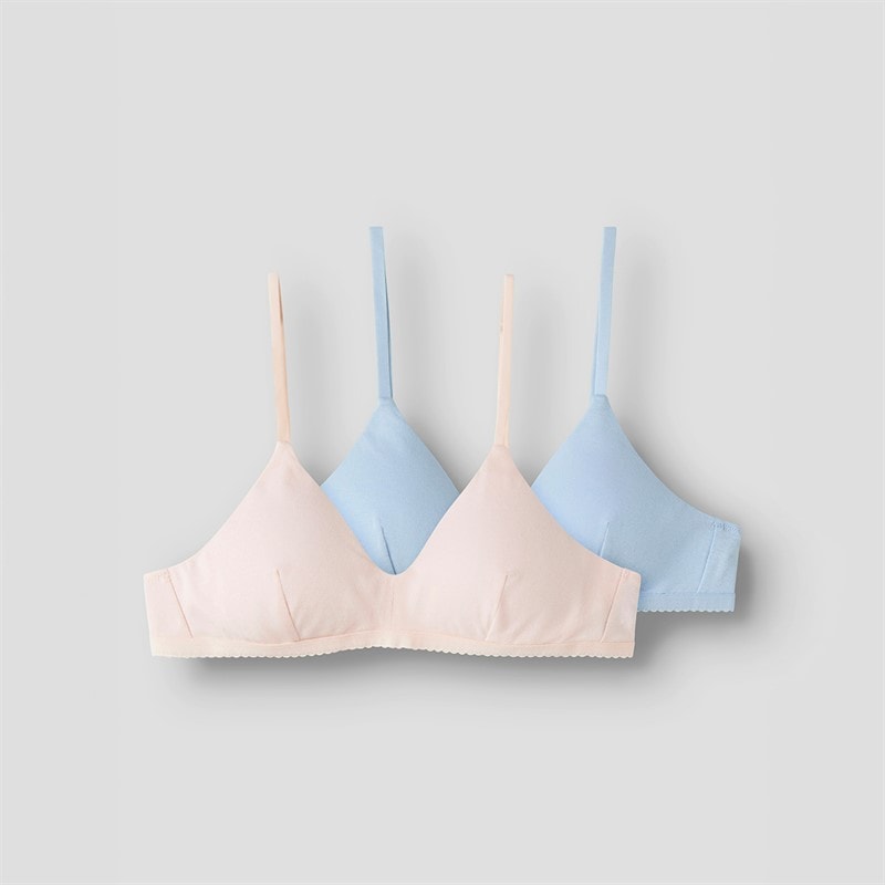 LMTD Girls Nantelle Two Pack Bralettes Crystal Pink
