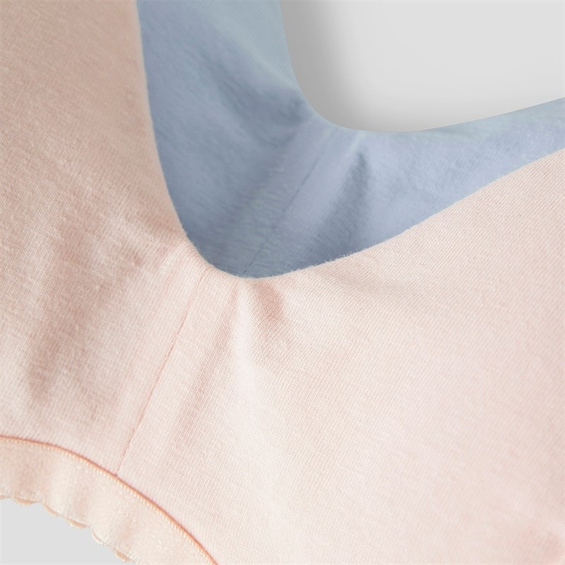 LMTD Girls Nantelle Two Pack Bralettes Crystal Pink - Image 3