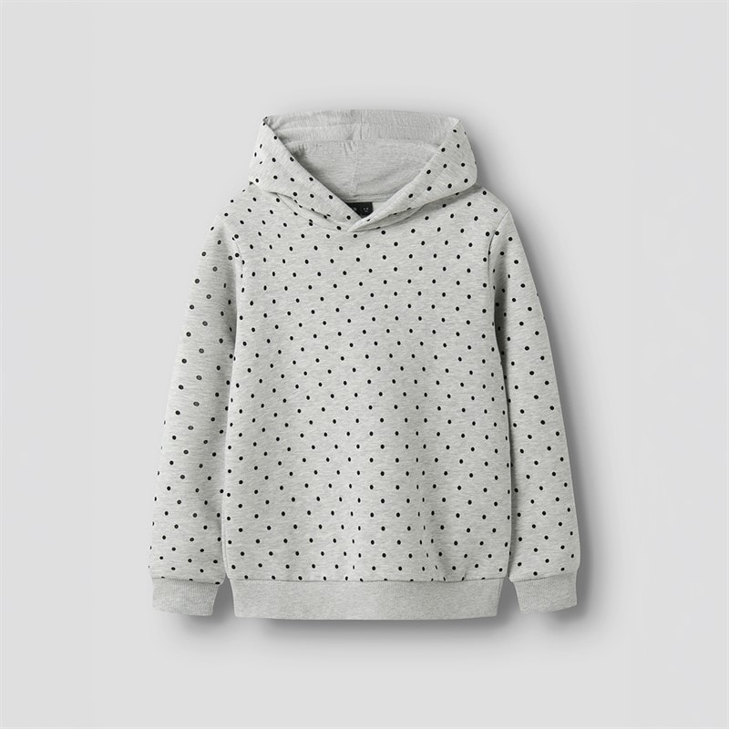 LMTD Girls Dosso Hoodie Light Grey Melange