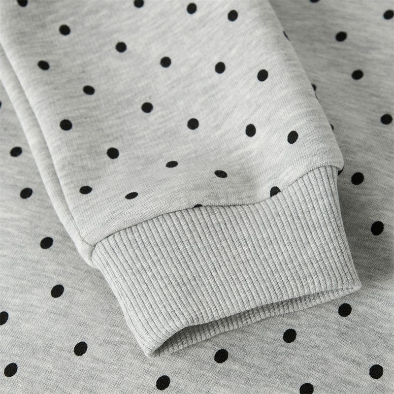 LMTD Girls Dosso Hoodie Light Grey Melange - Image 3