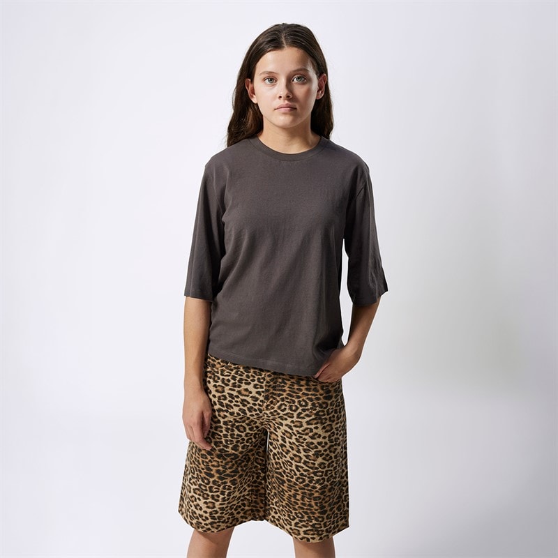 LMTD Girls Leo Bermuda Shorts Silver Mink - Image 4