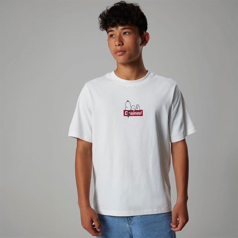 LMTD Boys Affy Snoopy T-Shirt White Alyssum - Image 1