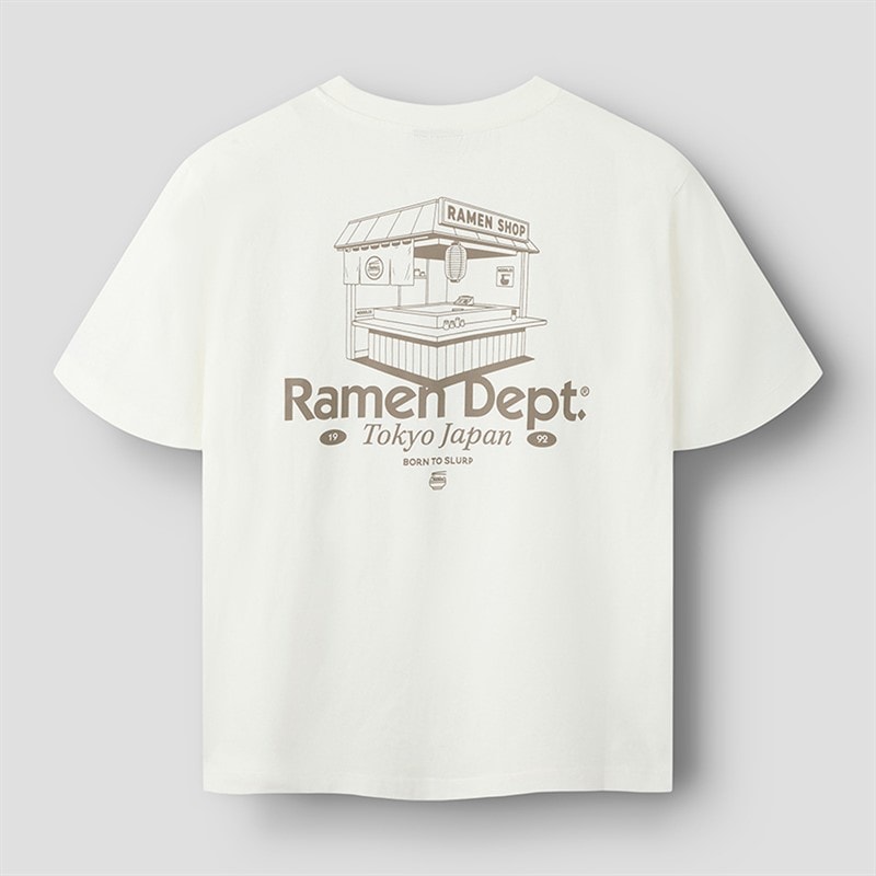 LMTD Boys Rolls T-Shirt White Alyssum/Chocolate Chip - Image 1