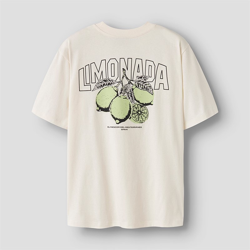 LMTD Boys Limon T-Shirt White Alyssum - Image 1