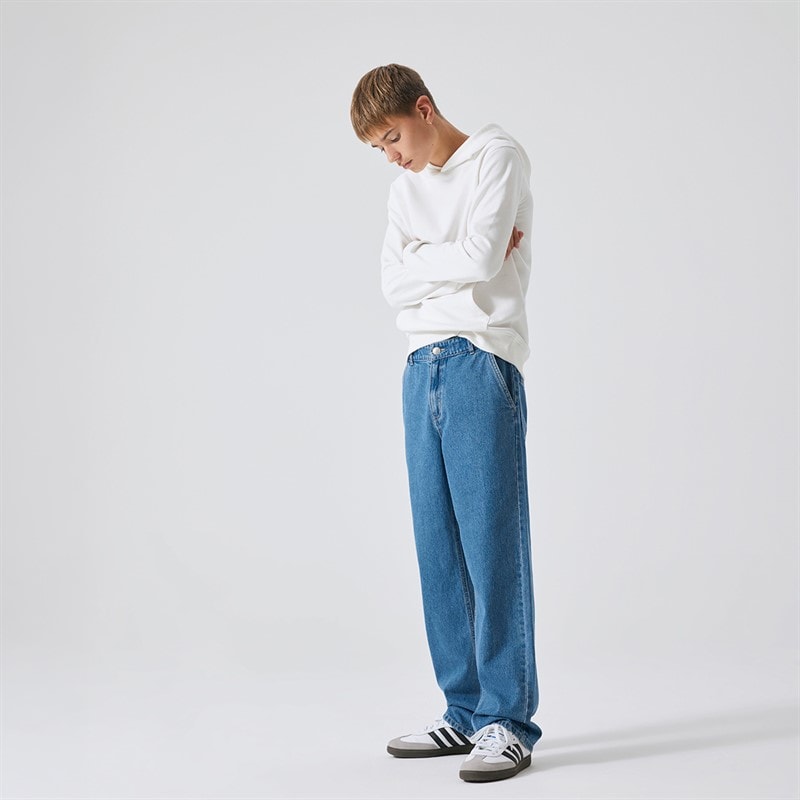 LMTD Boys Toizza Loose Fit Jeans Medium Blue Denim - Image 3
