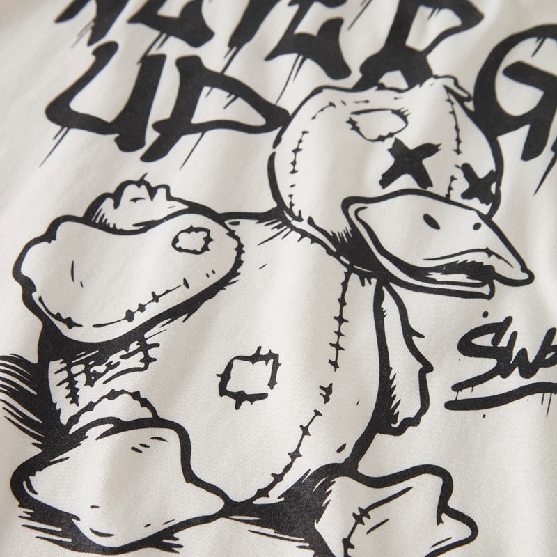 LMTD Boys Huck T-Shirt White Alyssum - Image 3