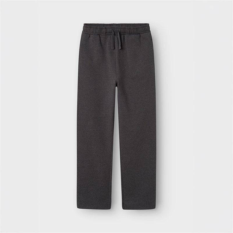 LMTD Boys Nizu Straight Fit Joggers Dark Grey Melange - Image 2