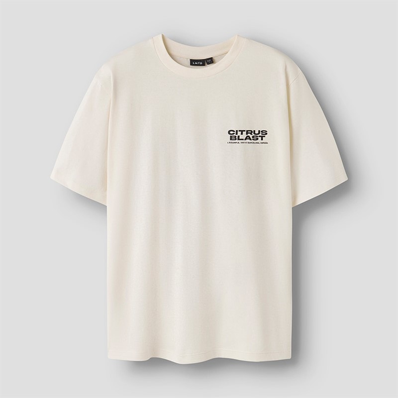 LMTD Boys Bercan T-Shirt White Alyssum - Image 2