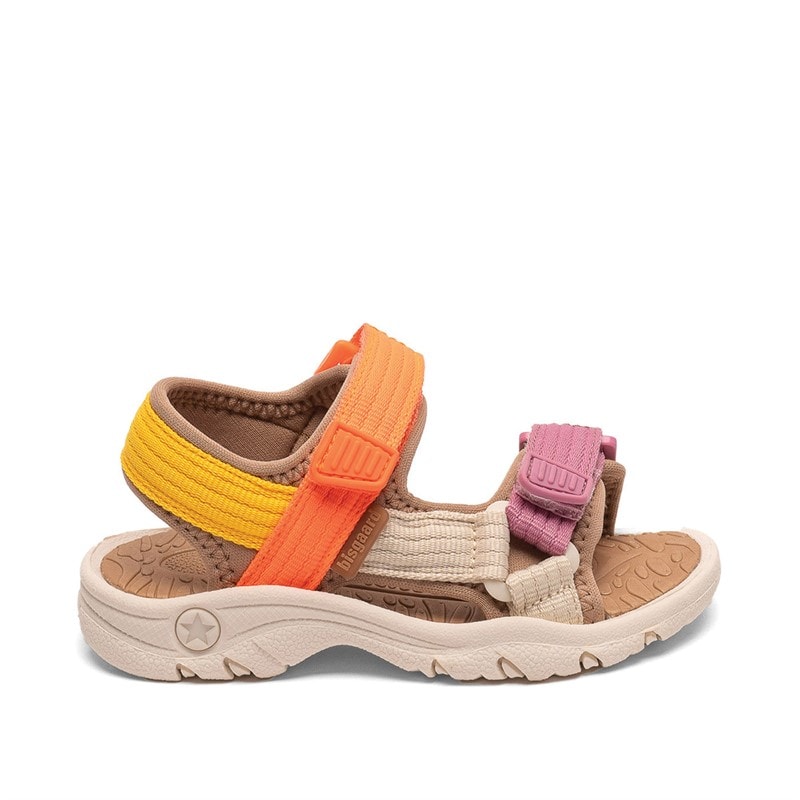 Bisgaard Nico Girls Sandals Neon Pink