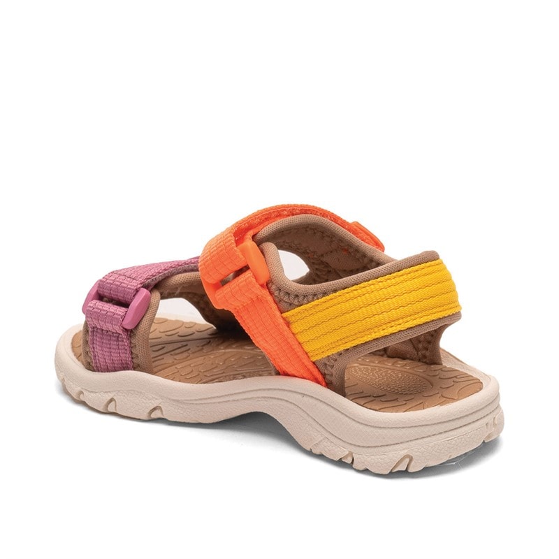 Bisgaard Nico Girls Sandals Neon Pink - Image 3