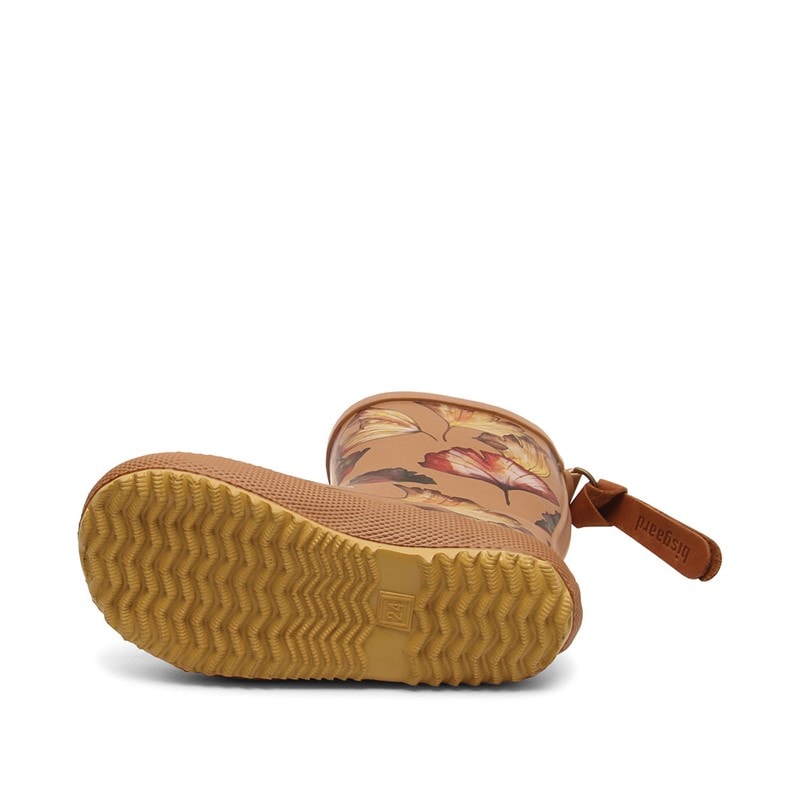 Bisgaard Girls Wellies Camel Flowers - Image 2