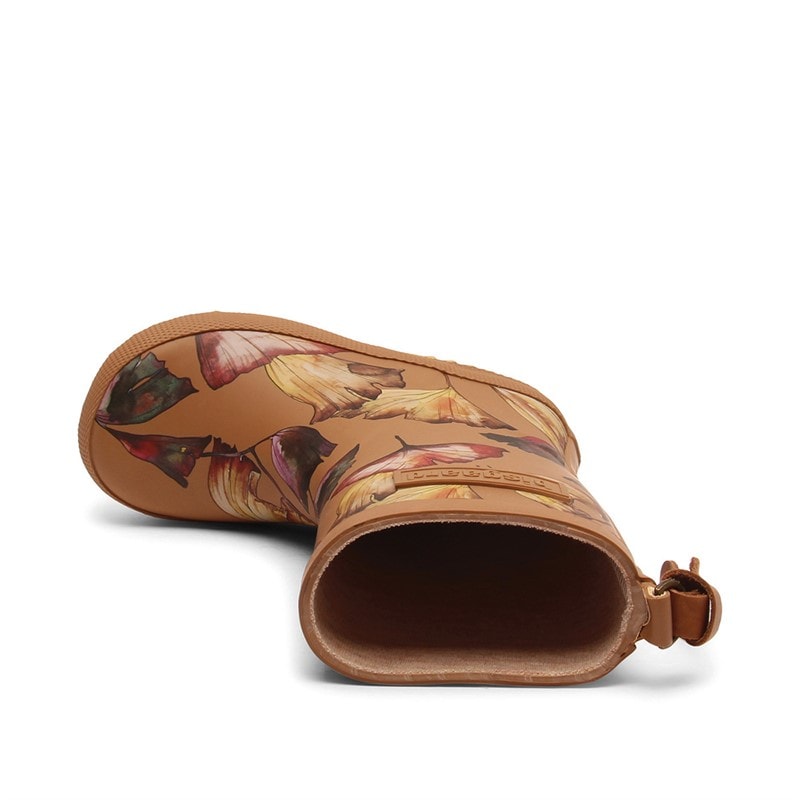 Bisgaard Girls Wellies Camel Flowers - Image 3
