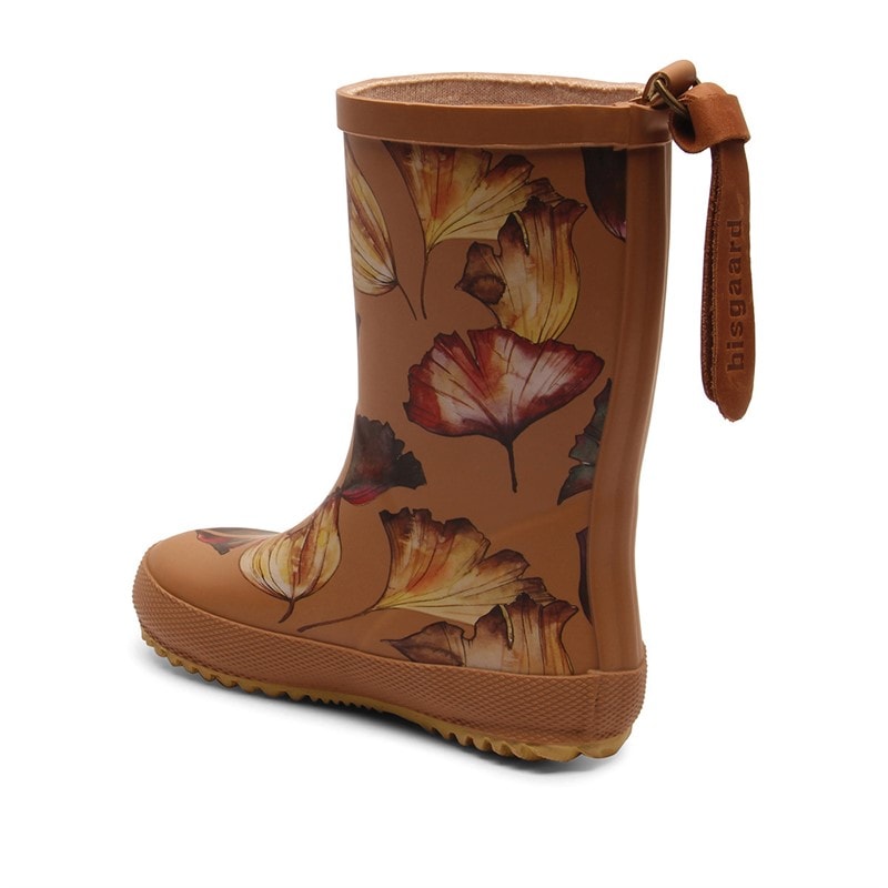 Bisgaard Girls Wellies Camel Flowers - Image 4