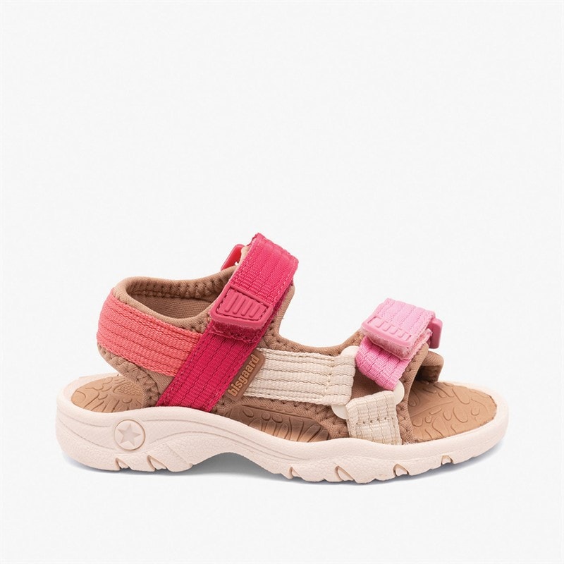 Bisgaard Girls Nico Sandals Bubble Gum