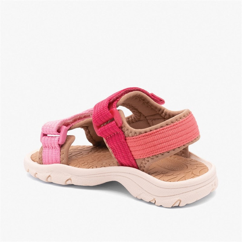 Bisgaard Girls Nico Sandals Bubble Gum - Image 3
