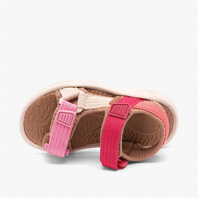 Bisgaard Girls Nico Sandals Bubble Gum - Image 4
