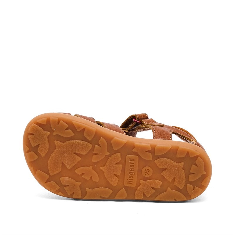 Bisgaard Kids Barefoot Ryle Sandals Cognac - Image 2