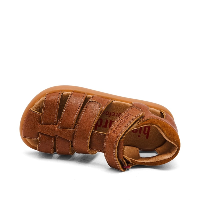 Bisgaard Kids Barefoot Ryle Sandals Cognac - Image 4