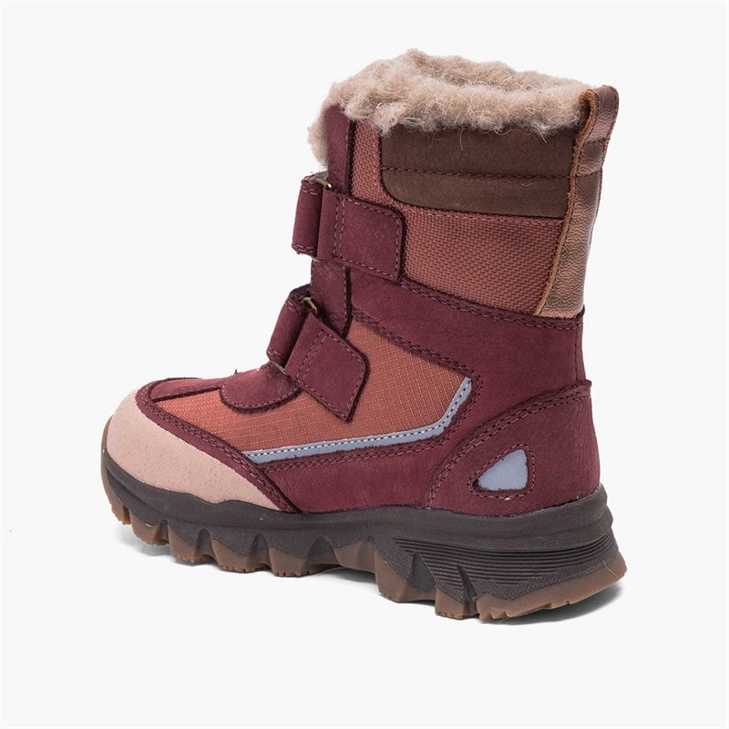 Bisgaard Kids Eddie Tex Boots Burgundy - Image 3