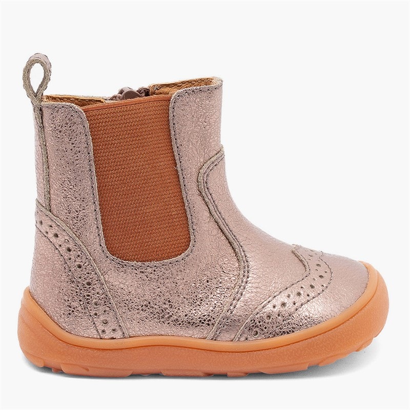 Bisgaard Girls Katie Barefoot Boots Rose Gold