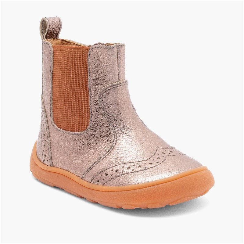 Bisgaard Girls Katie Barefoot Boots Rose Gold - Image 5