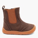 Bisgaard Girls Katie Barefoot Boots Dark Brown