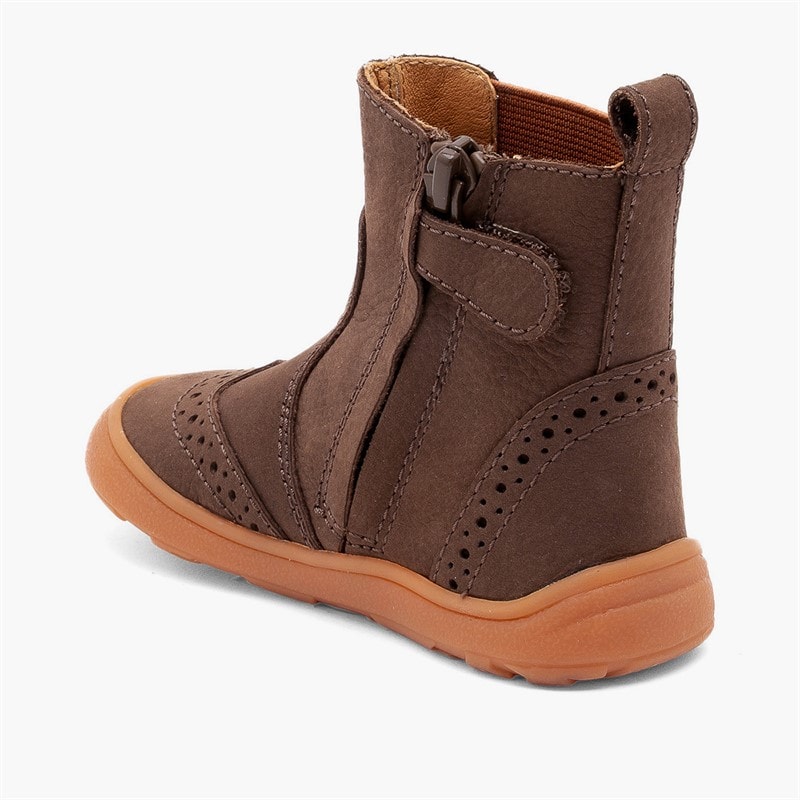 Bisgaard Girls Katie Barefoot Boots Dark Brown - Image 3