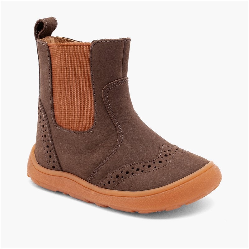 Bisgaard Girls Katie Barefoot Boots Dark Brown - Image 5