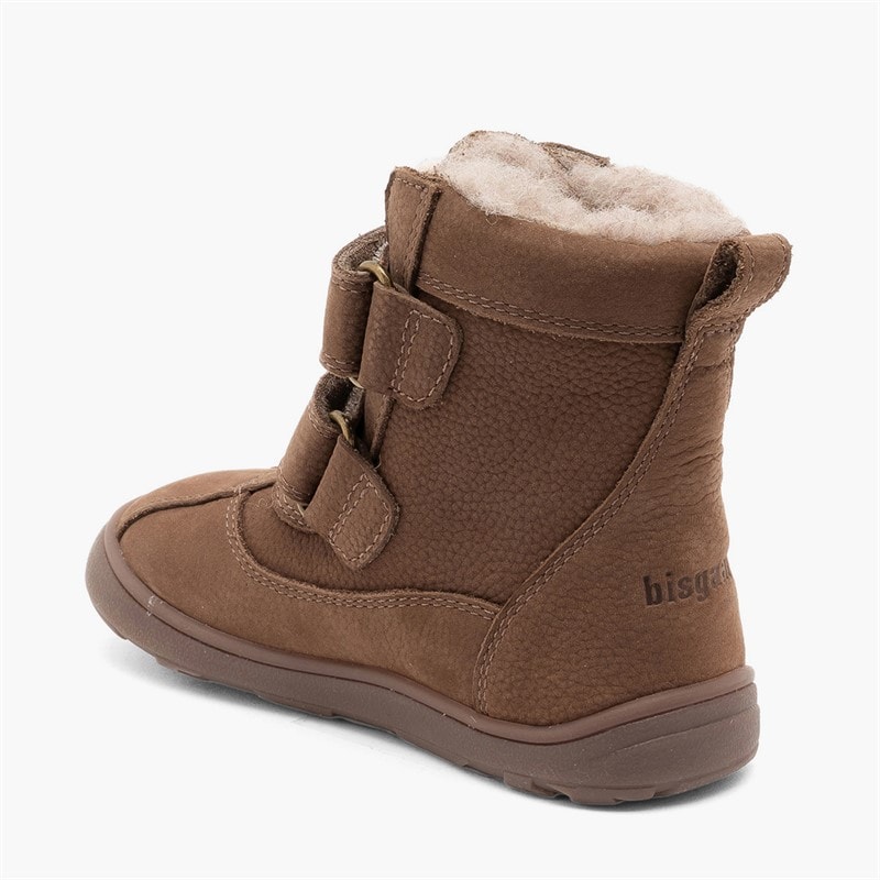 Bisgaard Kids Benny Barefoot Tex Boots Dark Brown - Image 3