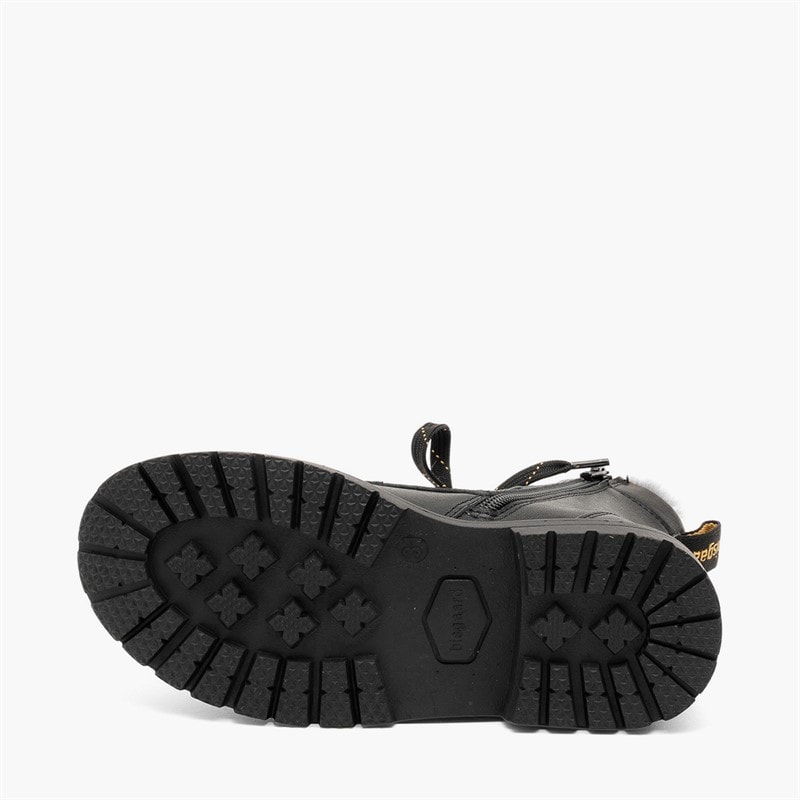 Bisgaard Girls Tui Lamb Boots Black - Image 2