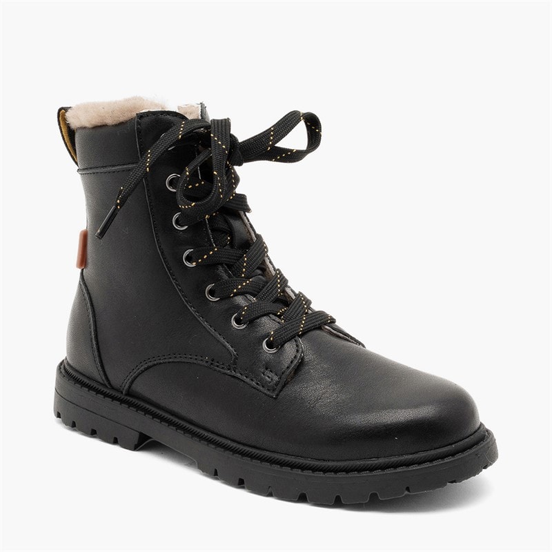 Bisgaard Girls Tui Lamb Boots Black - Image 5