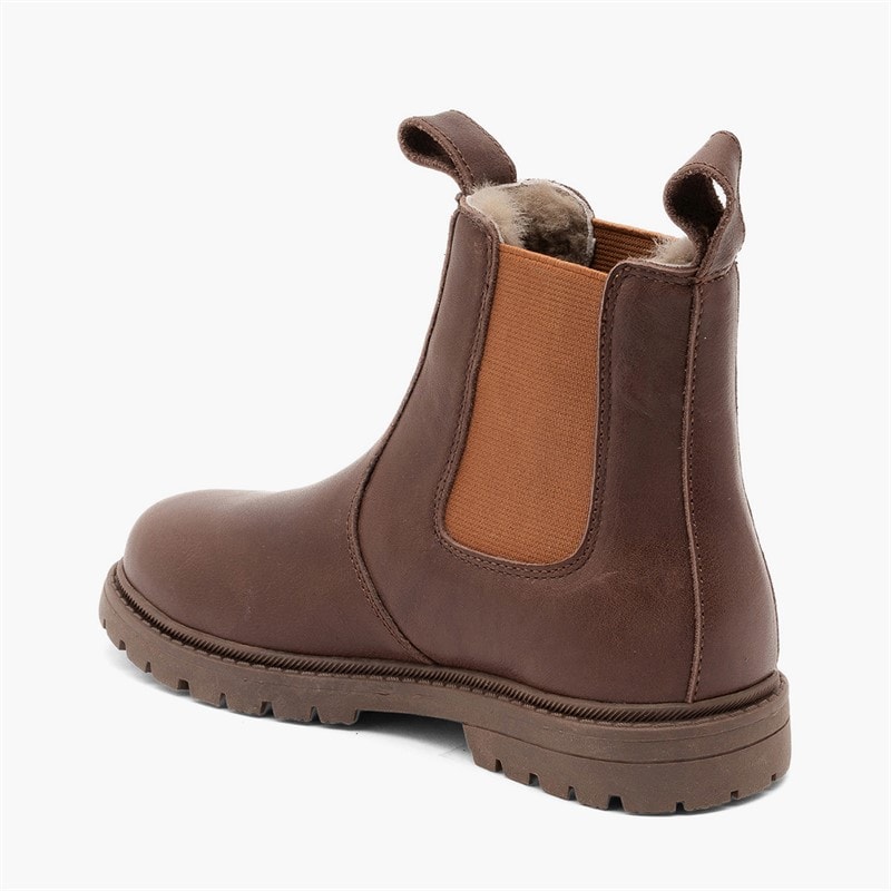 Bisgaard Kids Pippi Lamb Boots Dark Brown - Image 3