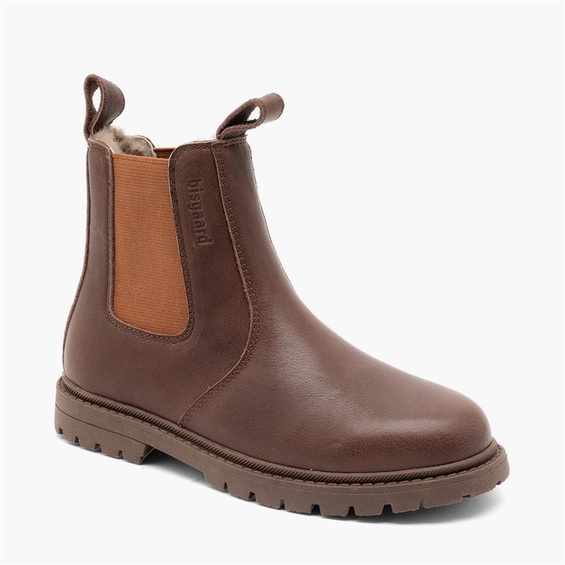 Bisgaard Kids Pippi Lamb Boots Dark Brown - Image 5